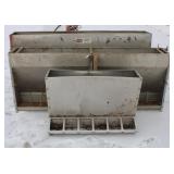 3 Stainless Steel Nursery Feeders, 1 Sided