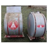 2 Chem-Farm Stainless Steel Chemical Tanks