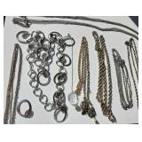 Chain Necklaces, various lengths