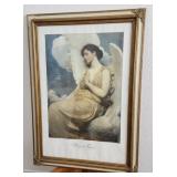 "Winged Figure" framed poster