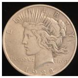 1922-D Peace Silver Dollar