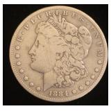 1884-S Morgan Silver Dollar