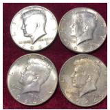 1964 Silver Kennedy Halves