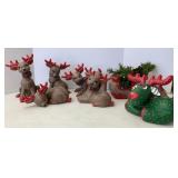 Porcelain Reindeer Decor