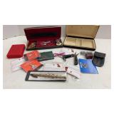 Travel Jewelry Boxes, Pins, Cuff Links & More