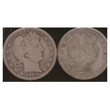 Barber Silver Quarters (2)