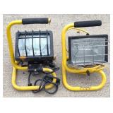 Halogen & Designers Work Lights Bidding 2x