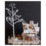 Costco Lighted Gingerbread House, approx 15" x