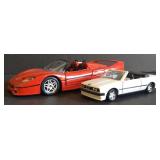 Maisto BMW 325i 1/37 Scale & Burago Ferrari F50