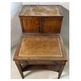 Wood End Table w/ Cabinet Appr 2025x26 in