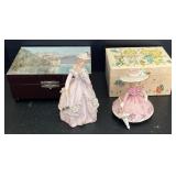 Lefton and Napco China Victorian Lady Figurines,