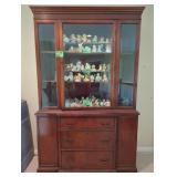 American Walnut Curio Cabinet (44"×16"×70")