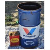 (AO) Vintage Gasoline Can  And Valvoline 16