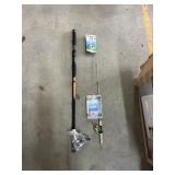 (ZZ) Shakespeare Fishing Rod And Tackle Box And