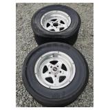 (AQ) Pair Of ET Drag Tires (28.0/10.5-15S) With