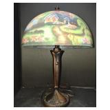 (O) Thomas Kinkade Painter of Light Lamp