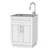 (CW) Glacier Bay 24ï¿½ Laundry Sink & Cabinet