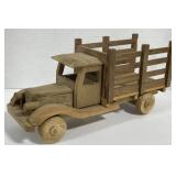 (E) Vtg. Handcrafted Wooden Truck