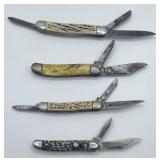 (V) Colonial 3 Blade Folding Pocket Knife