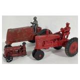(E) Aluminum & Metal Model Tractors, 3.5"-7"L