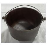(AC) Cast Iron Footed Bean Pot, 8"x5"