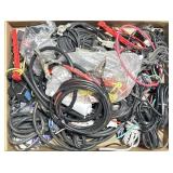 (M) Lot: Assorted Electrical Wires, Plug Cable
