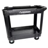 (CV) Husky 2 Tier Plastic 4 Wheel Service Cart