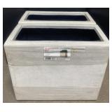 (CV) 24ï¿½ Composite Deck Box, White Wash Smooth