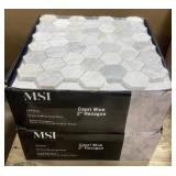 (CV) MSI CAPRI BLUE 2ï¿½ Hexagon Wall Tile