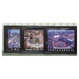 Stadium Wall Hanging Pictures In Wooden Frame