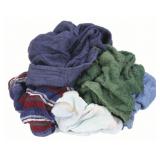 Cloth Rag: Terry Cloth, Reclaimed, Assorted,
