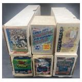(D) Football assorted collector cards