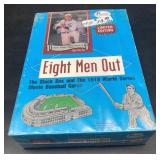 (D) Baseball eight men out sealed box of cards