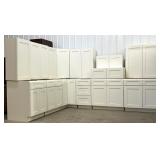 Shaker White Solid Wood Premium Kitchen Cabinets