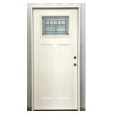 REEB 36in LH Craftsman Deco Prehung Exterior Door