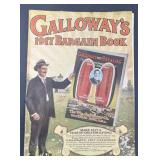 1917 Galloway Bargain Book. 58 Pages. 9 By 13