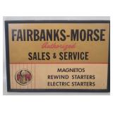 Fairbanks- Morse Wood Sign