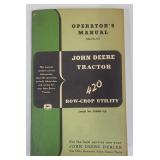 John Deere Operators Manual. 420 Row Crop Utility