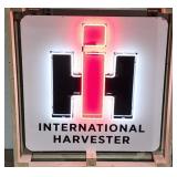 Custom IH International Harvester Tin Neon Sign