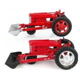 (2) Repainted Hubley Tractors w/ Loaders