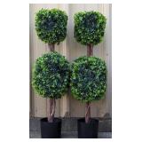 (ZZ) Artificial Boxwood Bushes34" TallBidding