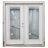 (WE) Reeb Prehung Exterior Double Door, 6 ft W,