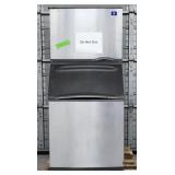 (AC) Manitowoc Ice Maker And Cabinet, Model