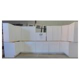 (WE) Arcadia White Kitchen Set. Solid Wood