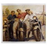 David Uhl Harley-Davidson "Our Gang" Giclee