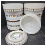 (M) 11 Fluorescent Light Fixtures. Plastic Light