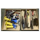 Dasco Cold Chisels, Assorted Clamps, Wire Brushes