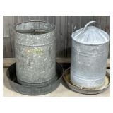 (AA) Aluminum Poultry Feeders, 16ï¿½ & 18ï¿½