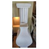 Paper Mache Column (11" x 44") & Plastic Planter