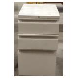 Metal 3 Drawer Filing Cabinet, 15" x 23" x 27"